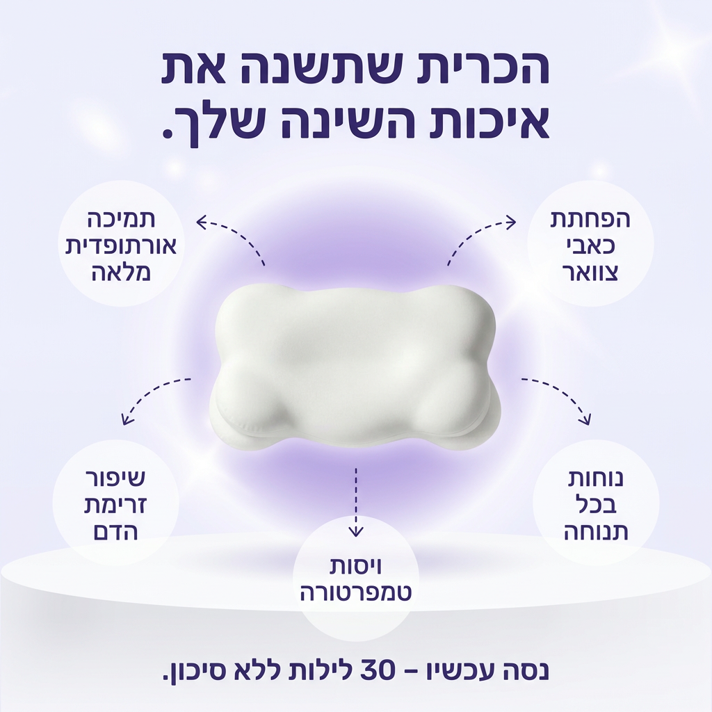Helow™Cloud- כרית הענן - שמים סוף לכאבים